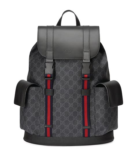 black.gucci backpack